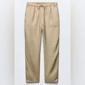 Zara Flowy Ankle Pants